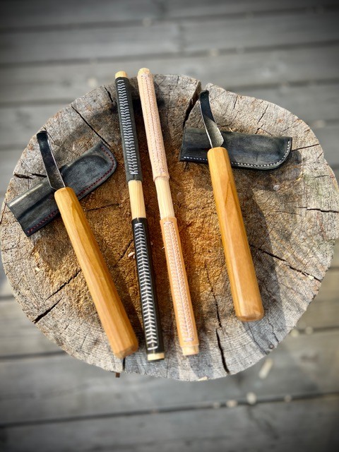 Strigel dubbel för skedkniv medium